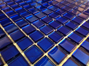 gold leaf water blue 15mm